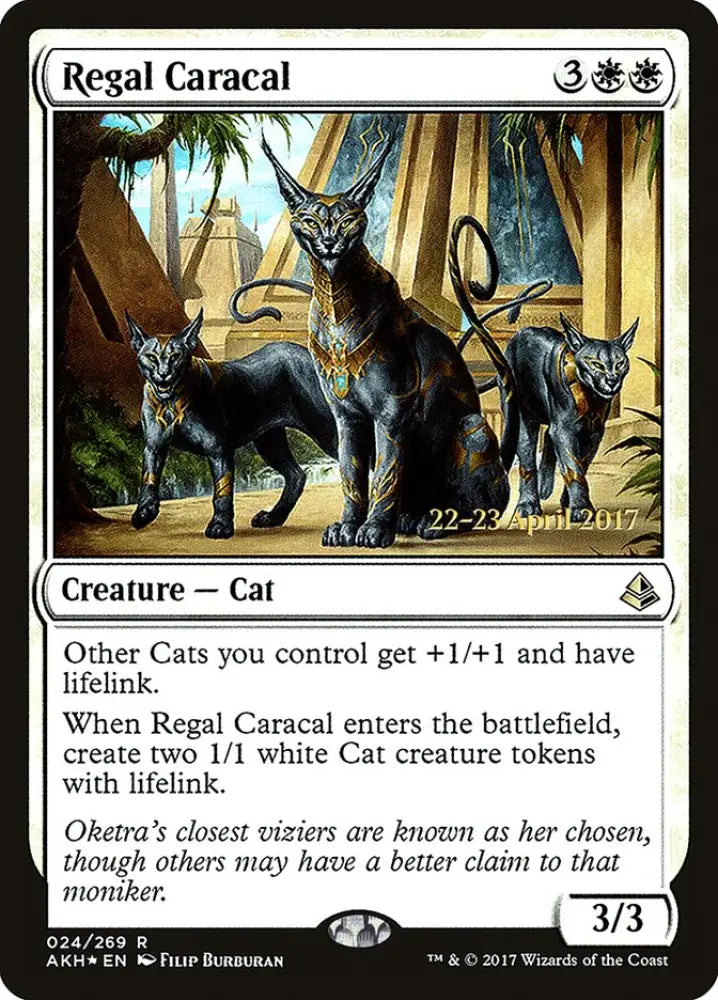 Regal Caracal [Amonkhet Prerelease Promos] - MTG Single