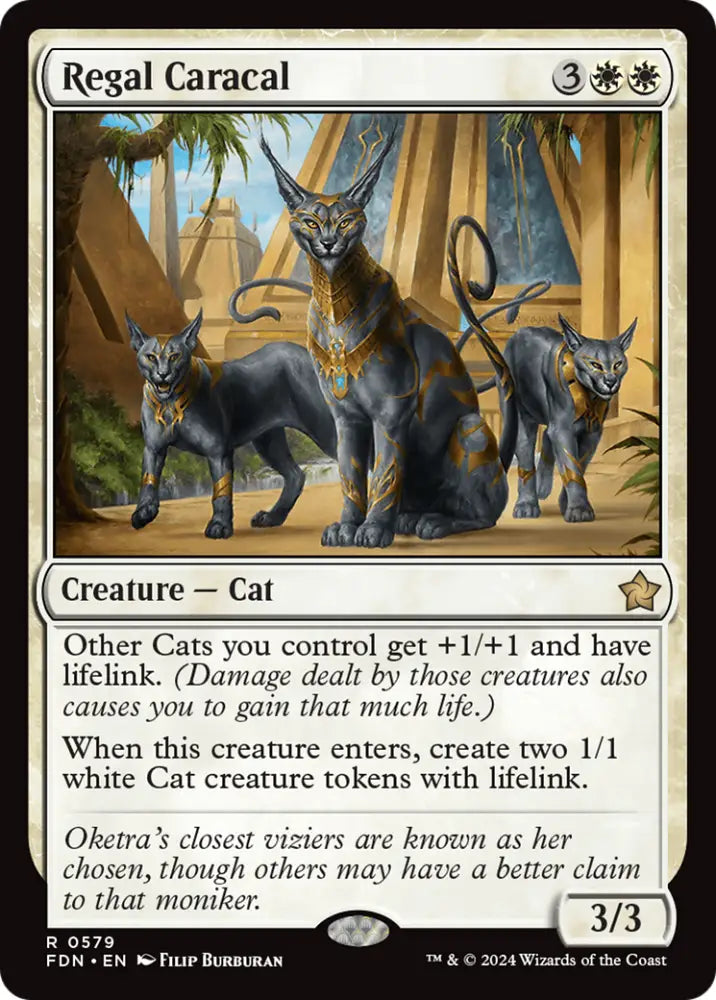 Regal Caracal [Foundations] - MTG Single