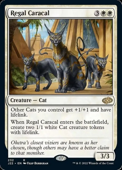 Regal Caracal [Jumpstart 2022] - MTG Single