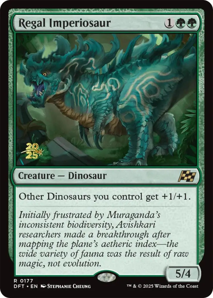 Regal Imperiosaur [Aetherdrift Prerelease Promos] - MTG Single