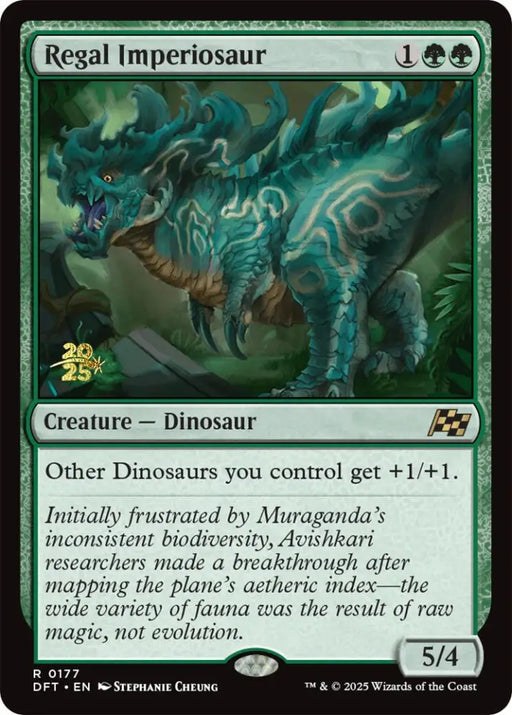 Regal Imperiosaur [Aetherdrift Prerelease Promos] - MTG Single