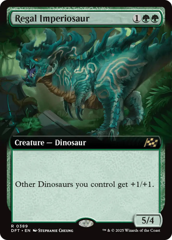 Regal Imperiosaur (Extended Art) [Aetherdrift] - MTG Single