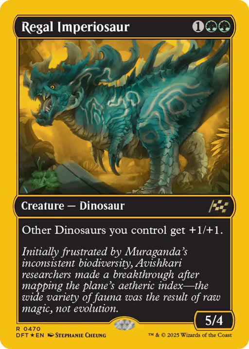 Regal Imperiosaur (First-Place Foil) [Aetherdrift] - MTG Single
