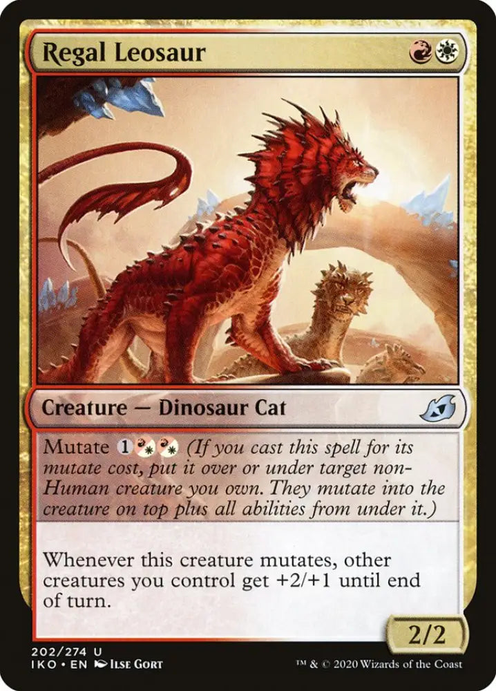 Regal Leosaur [Ikoria: Lair of Behemoths] - MTG Single
