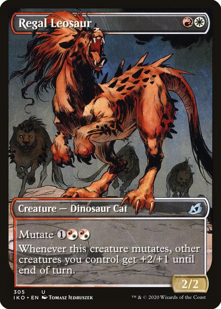 Regal Leosaur (Showcase) [Ikoria: Lair of Behemoths] - MTG Single