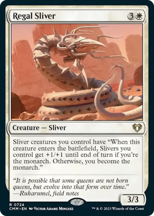 Regal Sliver [Commander Masters] - MTG Single