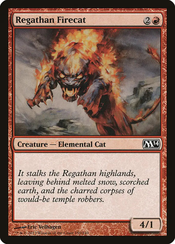 Regathan Firecat [Magic 2014] - MTG Single