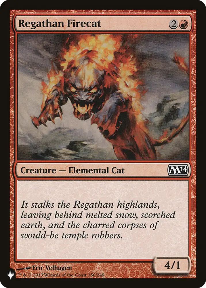 Regathan Firecat [The List] - MTG Single