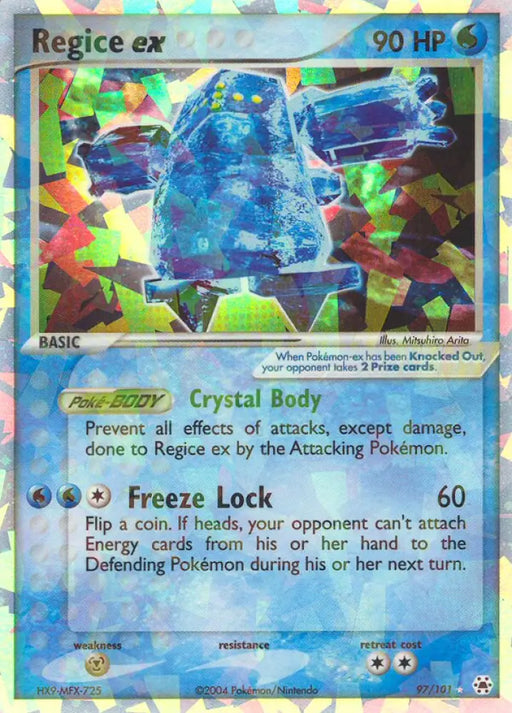Regice ex (97/101) [EX: Hidden Legends] - Pokemon Single