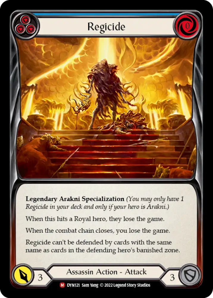 Regicide [Dynasty] Rainbow Foil - Flesh And Blood Single