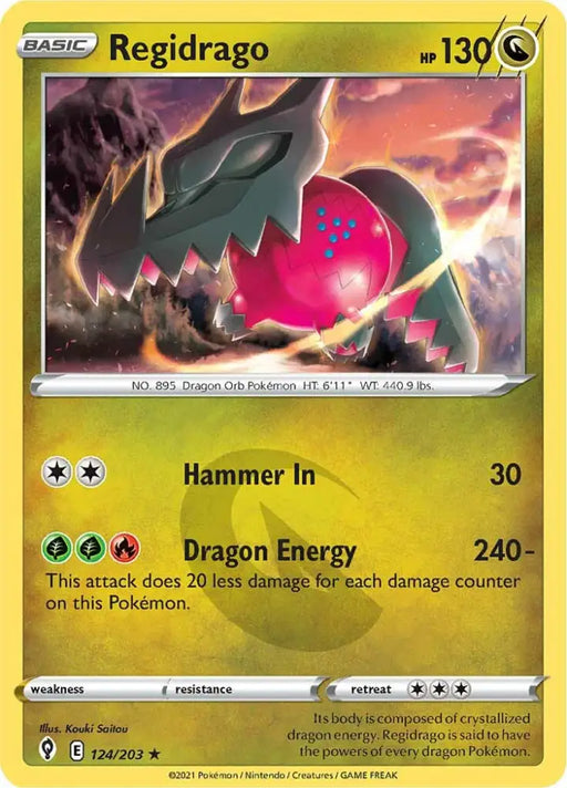 Regidrago (124/203) [Sword & Shield: Evolving Skies] - Pokemon Single