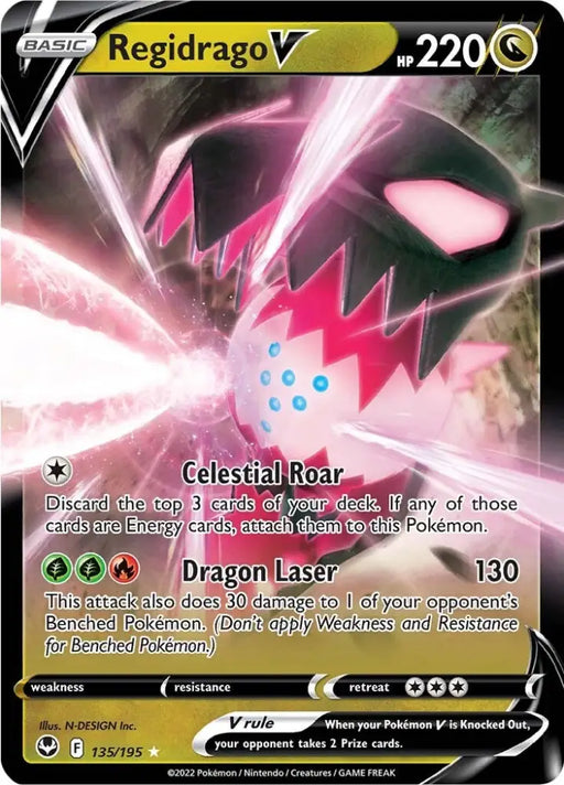 Regidrago V (135/195) [Sword & Shield: Silver Tempest] - Pokemon Single