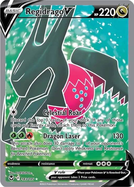 Regidrago V (183/195) [Sword & Shield: Silver Tempest] - Pokemon Single