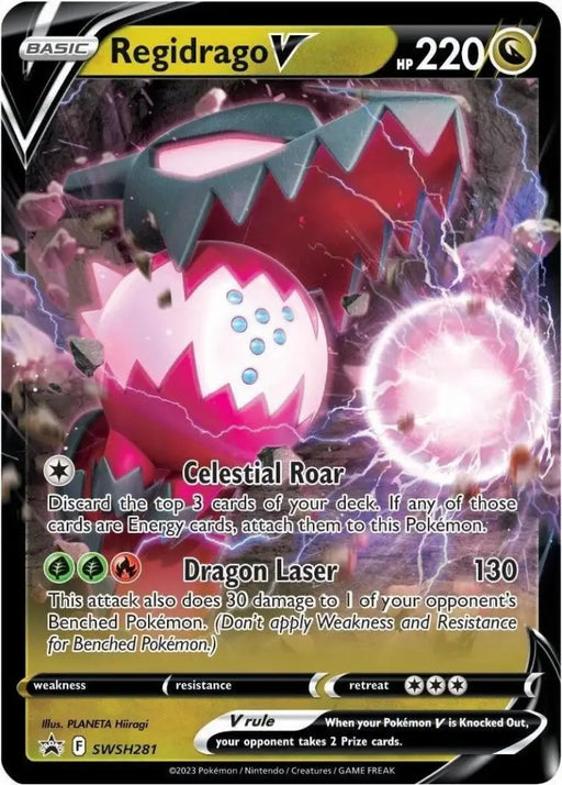 Regidrago V (SWSH281) [Sword & Shield: Black Star Promos] - Pokemon Single