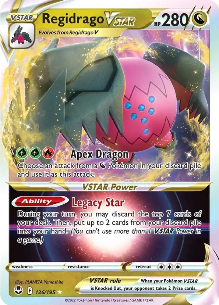 Regidrago VSTAR (136/195) [Sword & Shield: Silver Tempest] - Pokemon Single