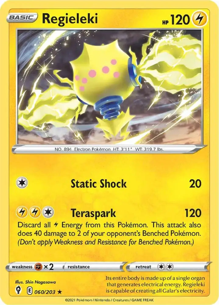 Regieleki (060/203) (Theme Deck Exclusive) [Sword & Shield: Evolving Skies] - Pokemon Single