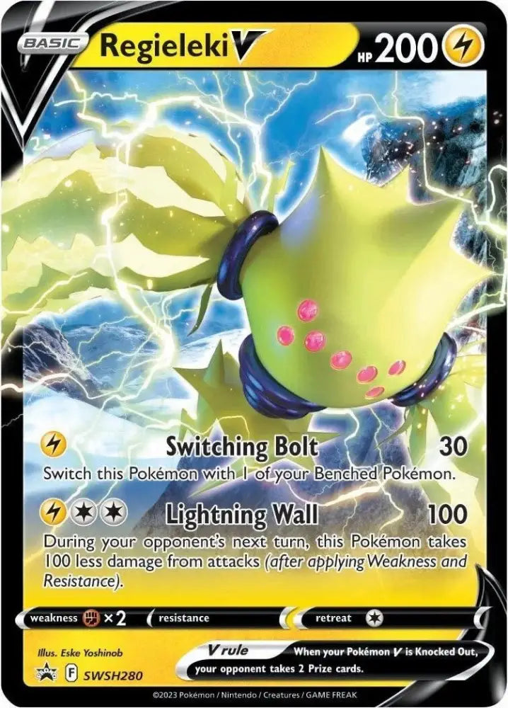 Regieleki V (SWSH280) [Sword & Shield: Black Star Promos] - Pokemon Single