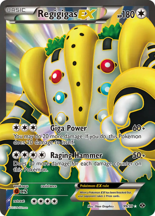 Regigigas EX (99/99) [Black & White: Next Destinies] - Pokemon Single