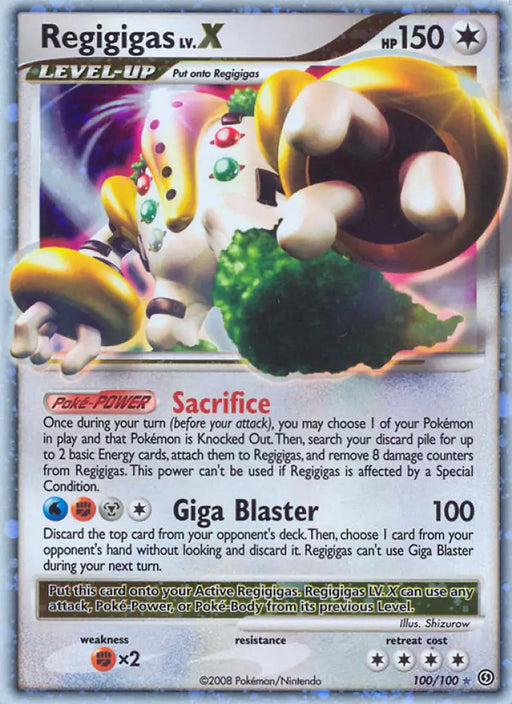 Regigigas LV.X (100/100) [Diamond & Pearl: Stormfront] - Pokemon Single
