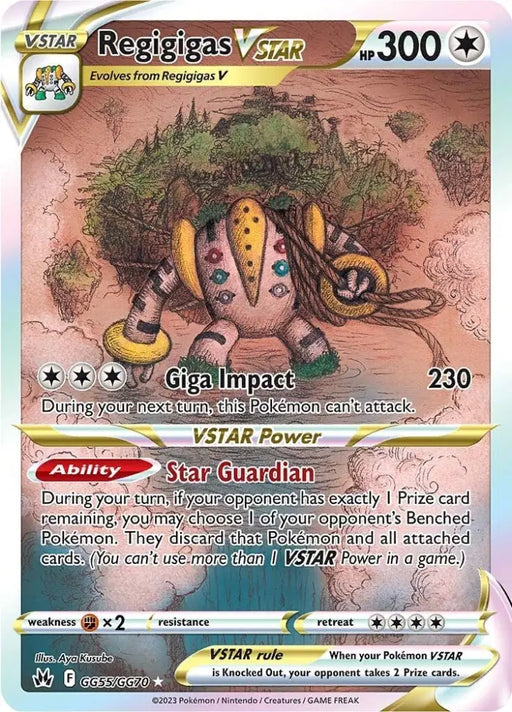 Regigigas VSTAR (GG55/GG70) [Sword & Shield: Crown Zenith] - Pokemon Single