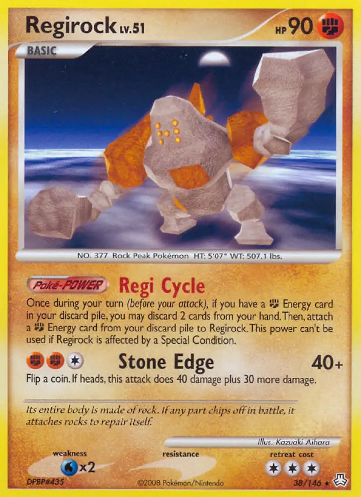 Regirock (38/146) [Diamond & Pearl: Legends Awakened] - Pokemon Single