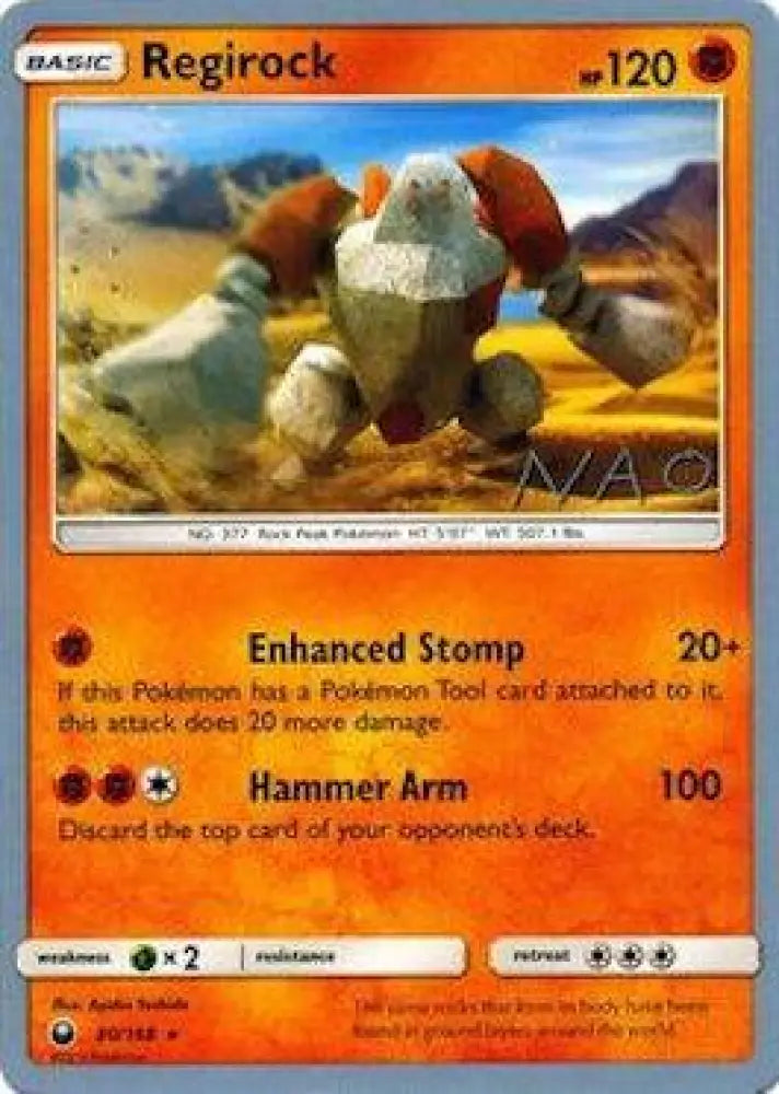 Regirock (80/168) (Buzzroc - Naohito Inoue) [World Championships 2018] - Pokemon Single