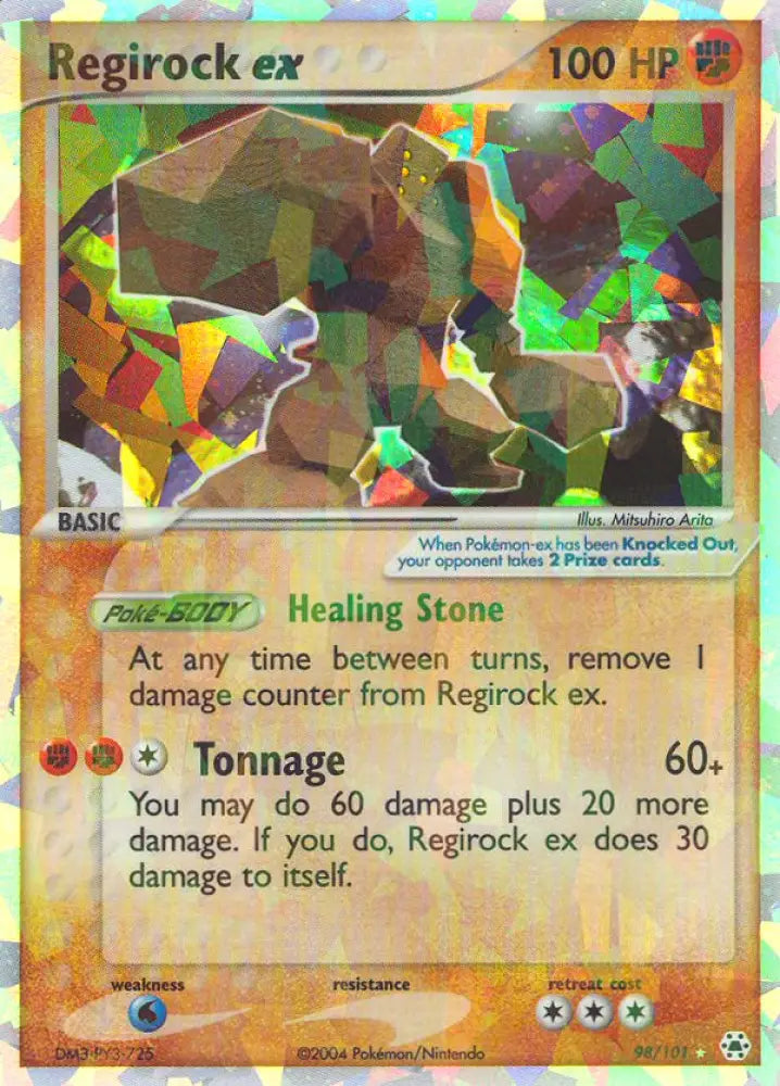 Regirock ex (98/101) [EX: Hidden Legends] - Pokemon Single