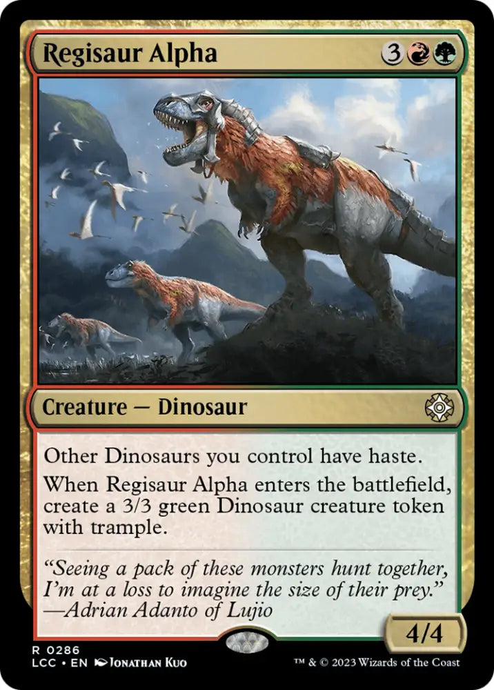 Regisaur Alpha [The Lost Caverns of Ixalan Commander] - MTG Single