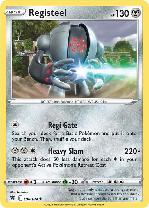 Registeel (108/189) [Sword & Shield: Astral Radiance] - Pokemon Single