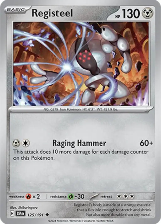 Registeel (125/191) [Scarlet & Violet: Surging Sparks] - Pokemon Single