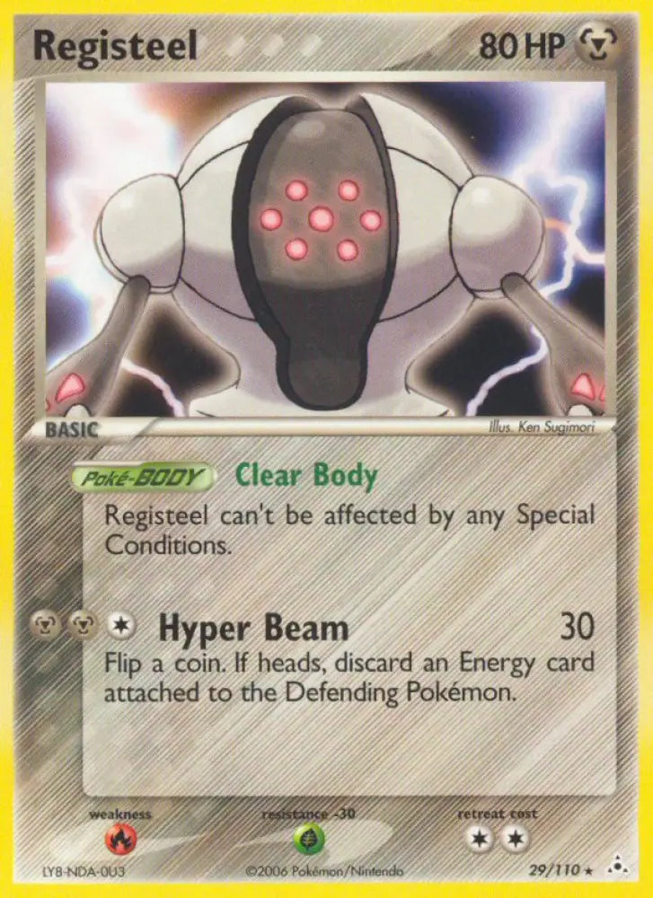 Registeel (29/110) [EX: Holon Phantoms] - Pokemon Single