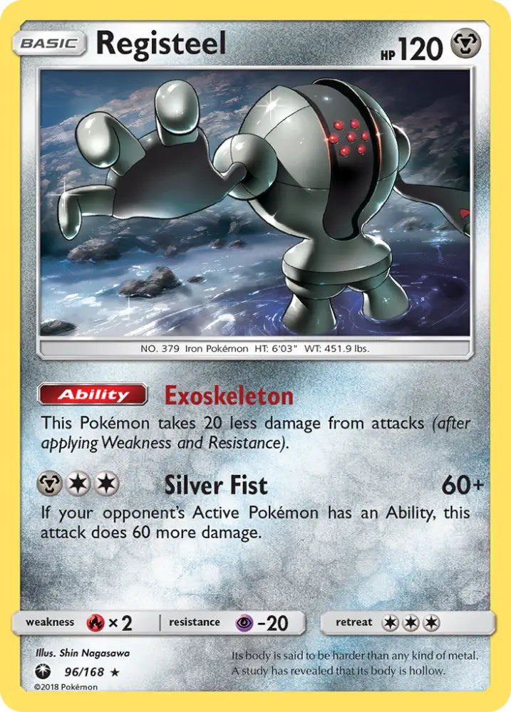 Registeel (96/168) [Sun & Moon: Celestial Storm] - Pokemon Single
