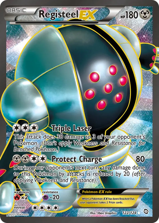 Registeel EX (122/124) [Black & White: Dragons Exalted] - Pokemon Single