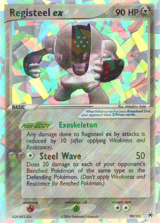 Registeel ex (99/101) [EX: Hidden Legends] - Pokemon Single