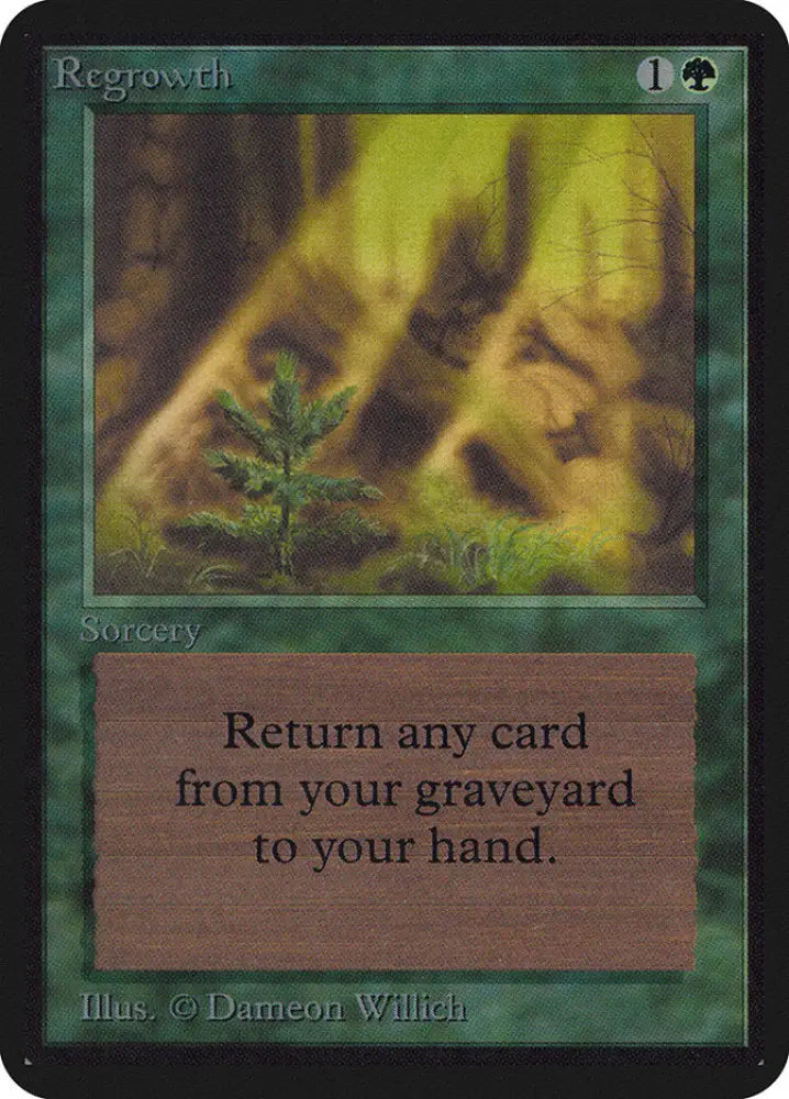 Regrowth [Alpha Edition] - MTG Single