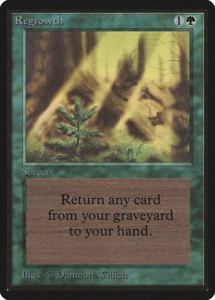 Regrowth [Beta Edition] - MTG Single