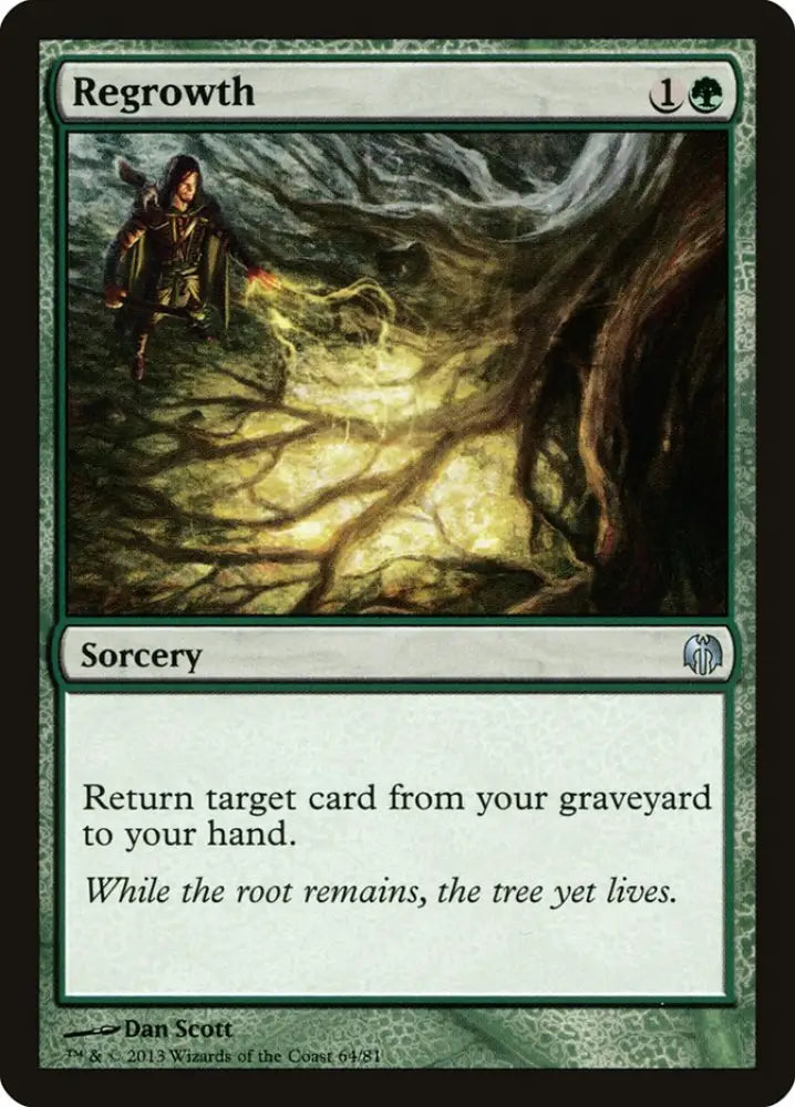 Regrowth [Duel Decks: Heroes vs. Monsters] - MTG Single