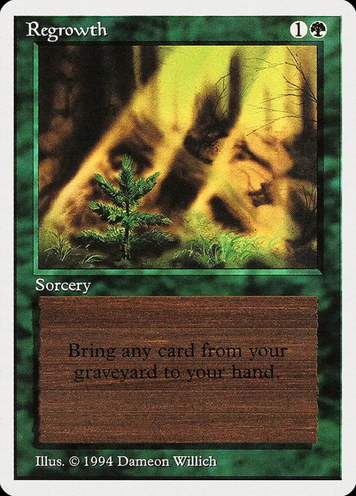 Regrowth [Summer Magic / Edgar] - MTG Single