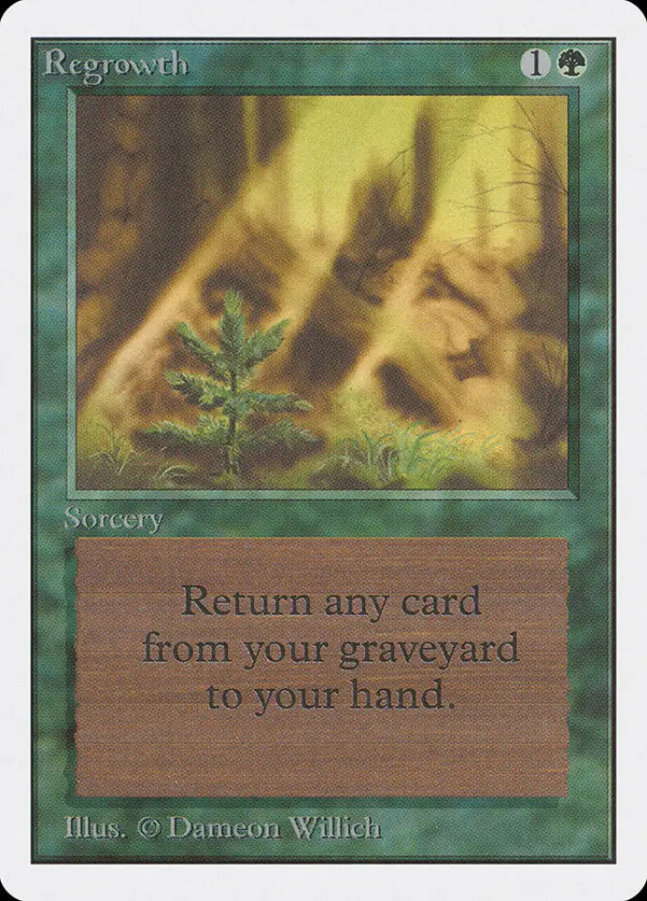 Regrowth [Unlimited Edition] - MTG Single