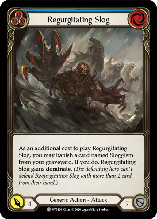 Regurgitating Slog (Blue) [Welcome to Rathe Unlimited] Unlimited Normal - Flesh And Blood Single