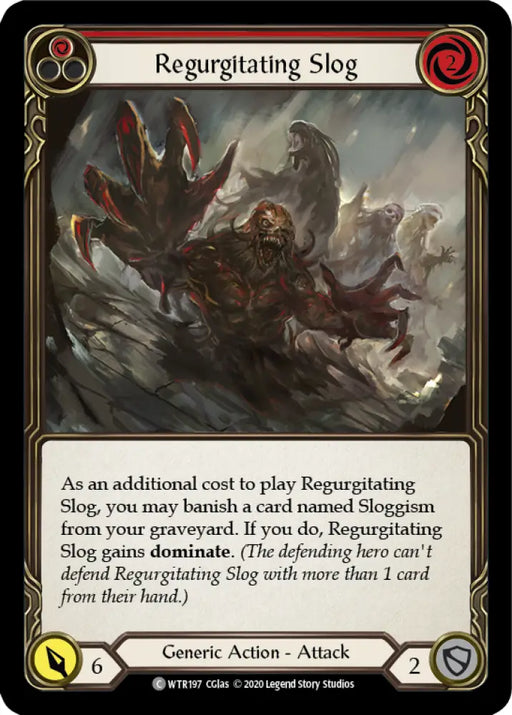 Regurgitating Slog (Red) [Welcome to Rathe Unlimited] Unlimited Rainbow Foil - Flesh And Blood Single