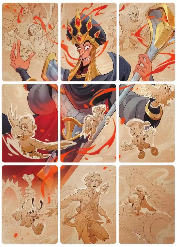 Reign of Jafar Puzzle Insert (Set of 9) (Version 2 of 2) [Reign of Jafar]