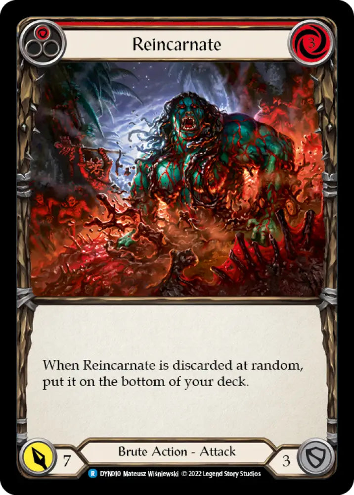 Reincarnate (Red) [Dynasty] - Flesh And Blood Single