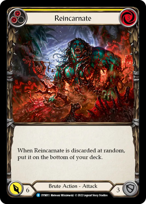 Reincarnate (Yellow) [Dynasty] - Flesh And Blood Single