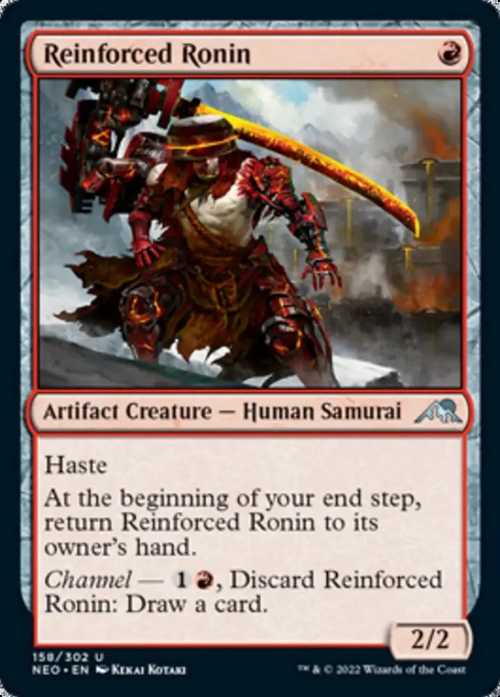 Reinforced Ronin [Kamigawa: Neon Dynasty] - MTG Single
