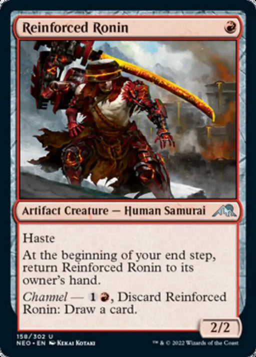 Reinforced Ronin [Kamigawa: Neon Dynasty] - MTG Single