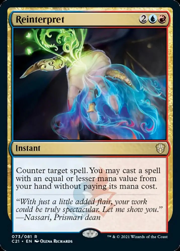 Reinterpret [Commander 2021] - MTG Single