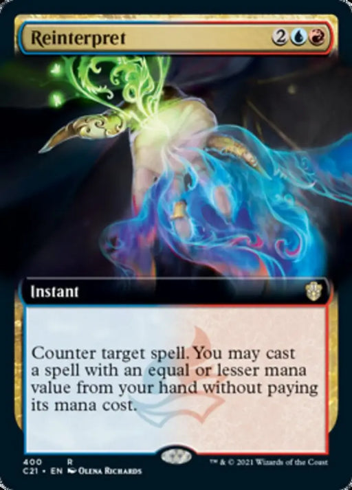 Reinterpret (Extended Art) [Commander 2021] - MTG Single