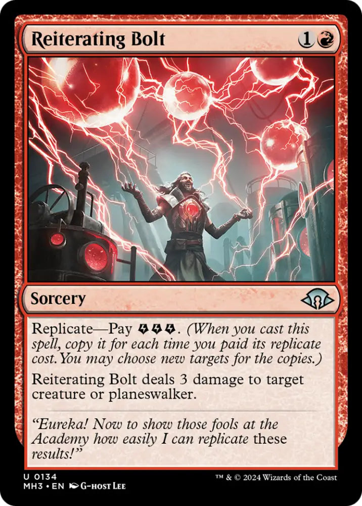 Reiterating Bolt [Modern Horizons 3] - MTG Single