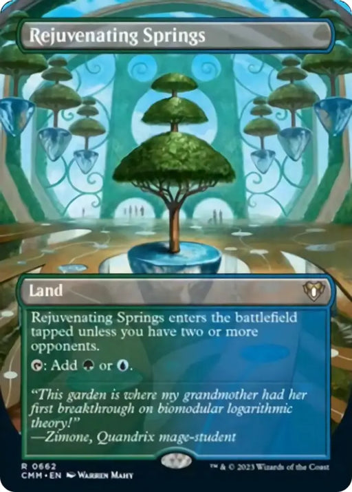 Rejuvenating Springs (Borderless Alternate Art) [Commander Masters] - MTG Single